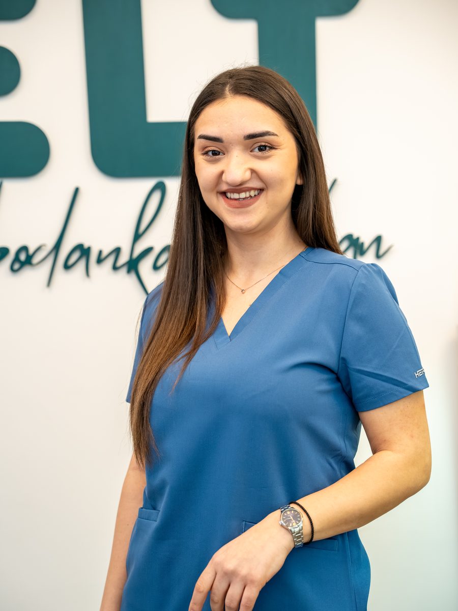 Marija Babić, visoki strukovni fizioterapeut u ordinaciji HELT Kruševac